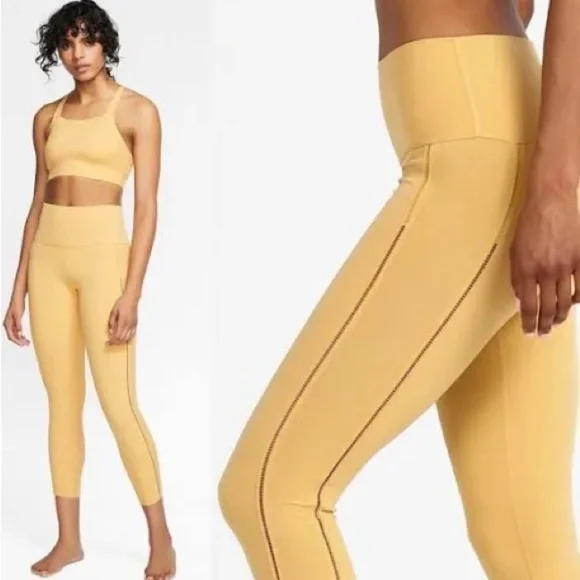 Nike Yoga Luxe Ribbed Leggings - Picture 1 of 14